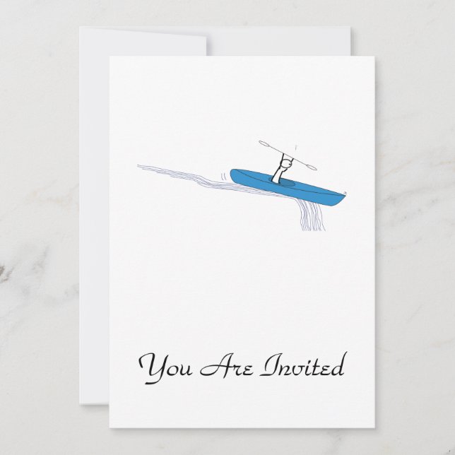 Kayaker Einladung (Vorderseite)