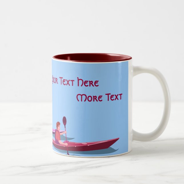 Kayakers-kundengerechte Tasse (Rechts)