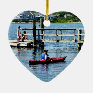 Kayakfahren Bristol RI Keramikornament