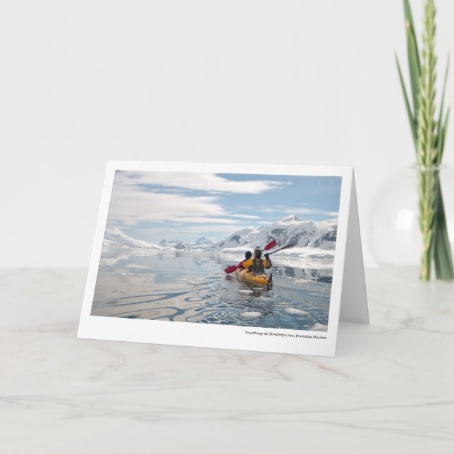 Kayaking an Skontorp Bucht, Paradies-Hafen Karte (Vorderseite)