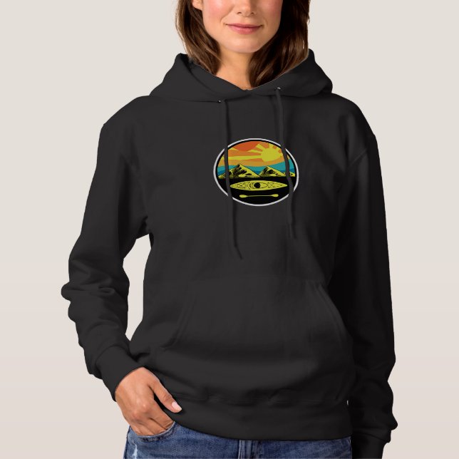Kayaking and mountain kayaking hoodie (Vorderseite)
