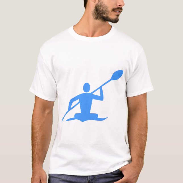 Kayaking - Baby Blue T-Shirt (Vorderseite)