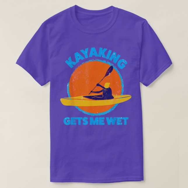Kayaking bringt mich nass Funny Halloween T-Shirt (Design vorne)