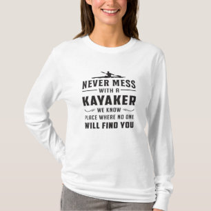 Kayaking Canoe Kayak Canoeing Funny Gift Idee T-Shirt