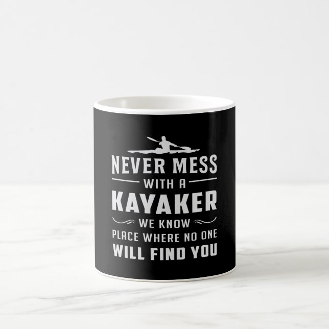 Kayaking Canoe Kayak Canoeing Paddle Funny Geschen Kaffeetasse (Mittel)
