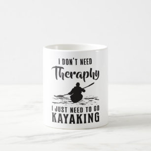 Kayaking Canoe Kayak Kanuing Therapie Geschenk Ide Kaffeetasse