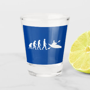 Kayaking Canoeing Evolution Schnapsglas