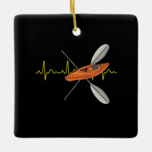 Kayaking Canoeing Keramikornament