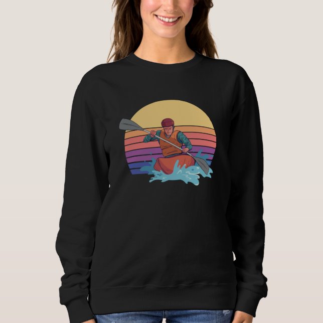 Kayaking Canoeing Sweatshirt (Vorderseite)