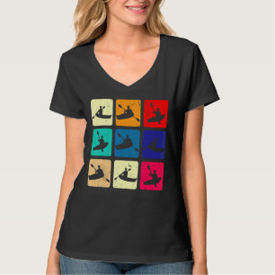 Kayaking erhält mich Retro Paddel Together Kanu Pa T-Shirt