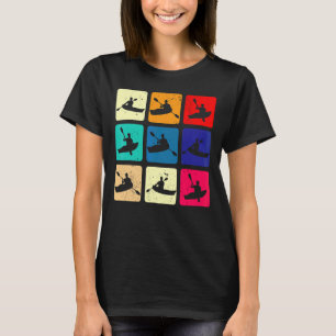 Kayaking erhält mich Retro Paddel Together Kanu Pa T-Shirt