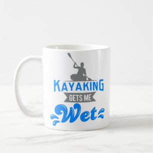 Kayaking erhält mir nasse Kaffee-Tasse lustiges Kaffeetasse