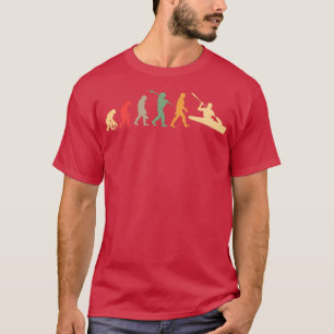 Kayaking Evolution Vintag T-Shirt