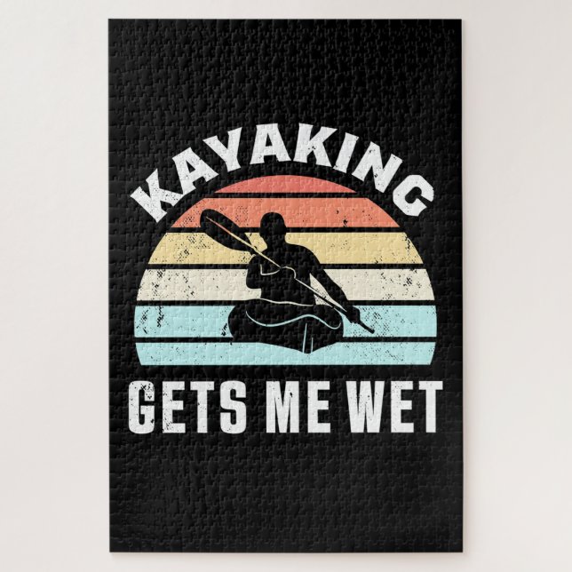 Kayaking fühlt sich wohl puzzle (Vertikal)