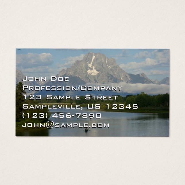 Kayaking in Grand Teton Nationalpark (Vorderseite)