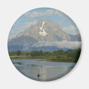 Kayaking in Grand Teton Nationalpark Magnet