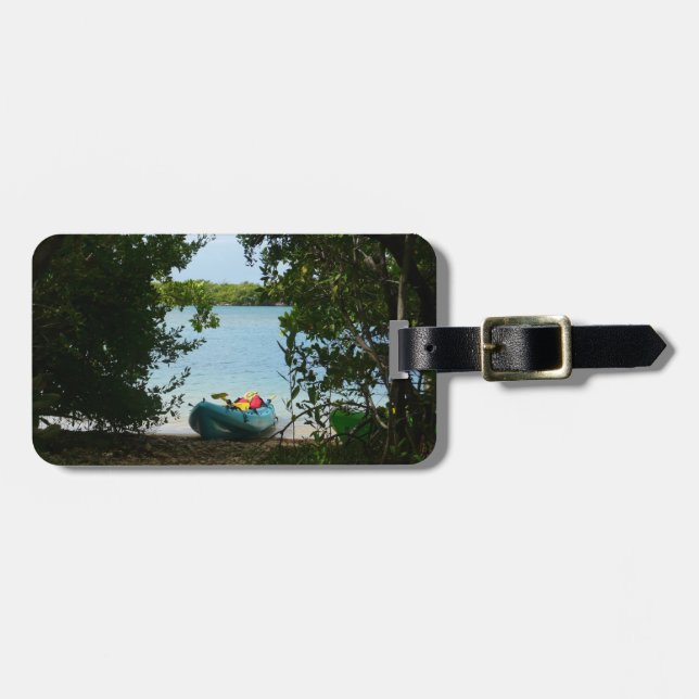 Kayaking in St. Thomas - US-Jungfrau Gepäckanhänger (Vorderseite horizontal)