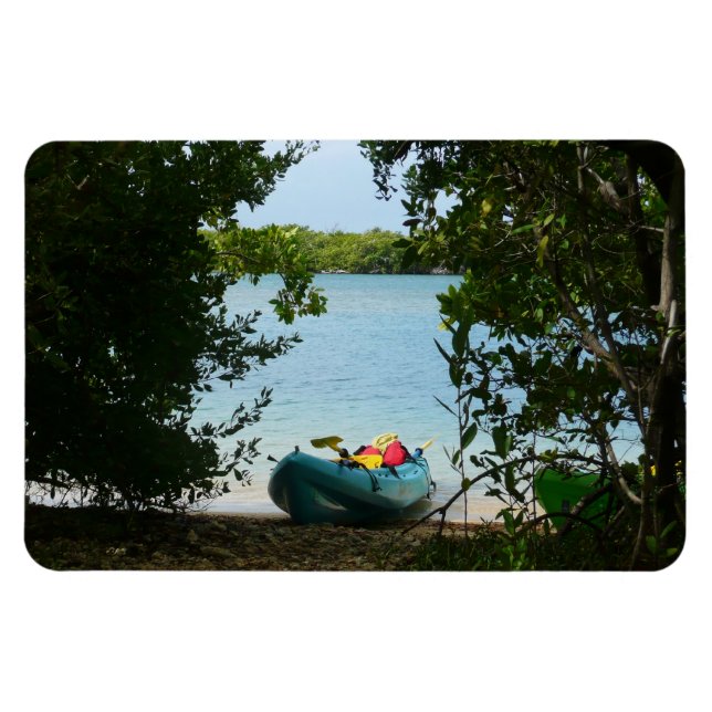 Kayaking in St. Thomas - US-Jungfrau Magnet (Horizontal)