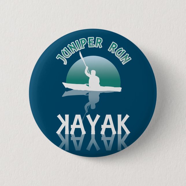 Kayaking Juniper Run - Kayak Button (Vorderseite)