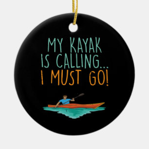 Kayaking Kayak Geschenk Keramik Ornament