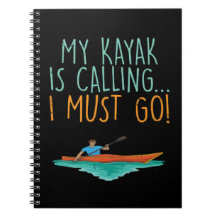 Kayaking Kayak Geschenk Notizblock