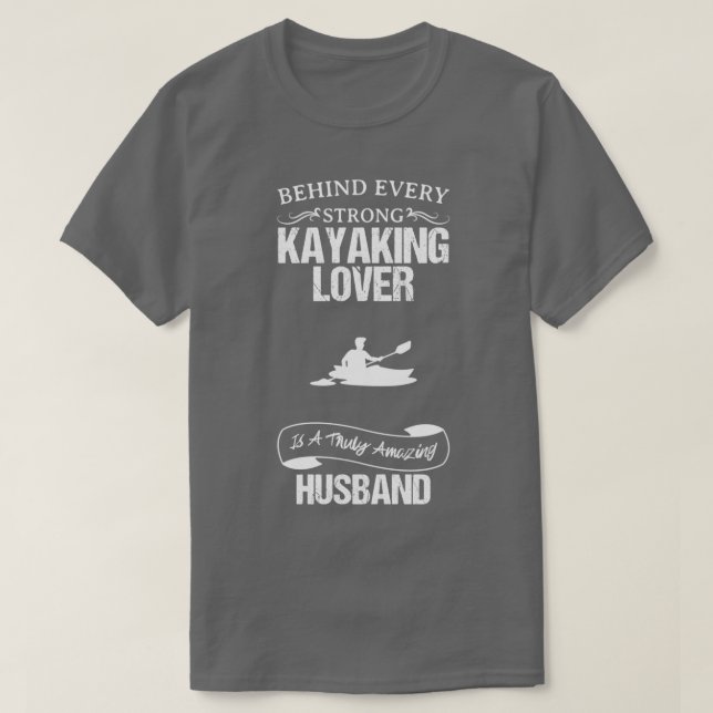 Kayaking Lover Phantastischer Ehemann Funny für Ge T-Shirt (Design vorne)
