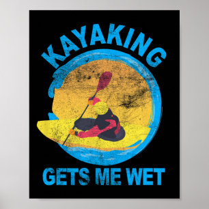 Kayaking macht mir Spaß an Halloween Poster