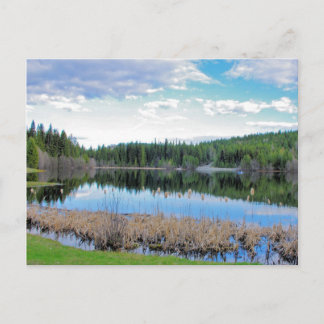 Kayaking Marshall Lake - Boundary B.C. Postkarte