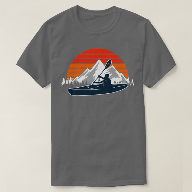 Kayaking Paddle Rowing T-Shirt (Design vorne)