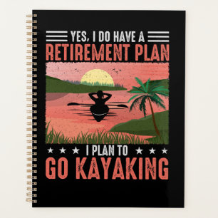 Kayaking-Plan für die Rentenkasse Planer