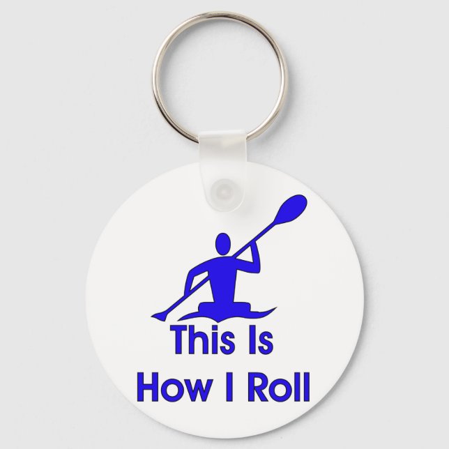 Kayaking Schlüsselanhänger (Vorderseite)