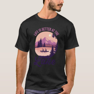 Kayaking Shirt Sommerurlaub Leben ist besser als T