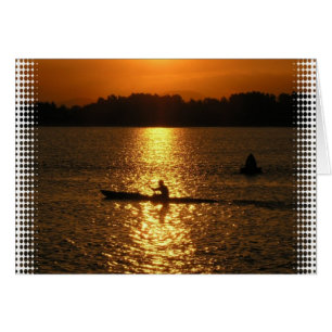 Kayaking Sonnenuntergang