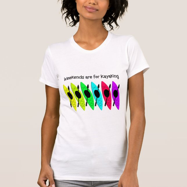 Kayaking T - Shirts und Hüte (Vorderseite)