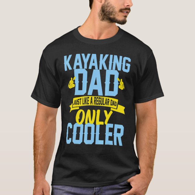 Kayaking Vater Außenbereich 2 T-Shirt (Vorderseite)