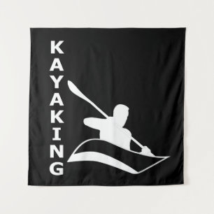 Kayaking Wandteppich