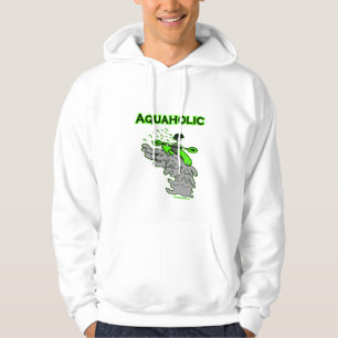 Kayaking Whitewater-Silhouette Hoodie