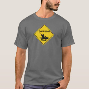 Kayaking Zone Road Sign T-Shirt