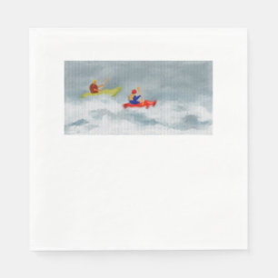 Kayaks Art Serviette