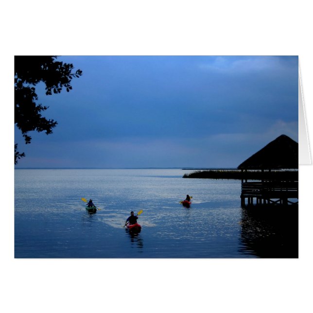 Kayaks auf dem Sound (Vorderseite (Horizontal))