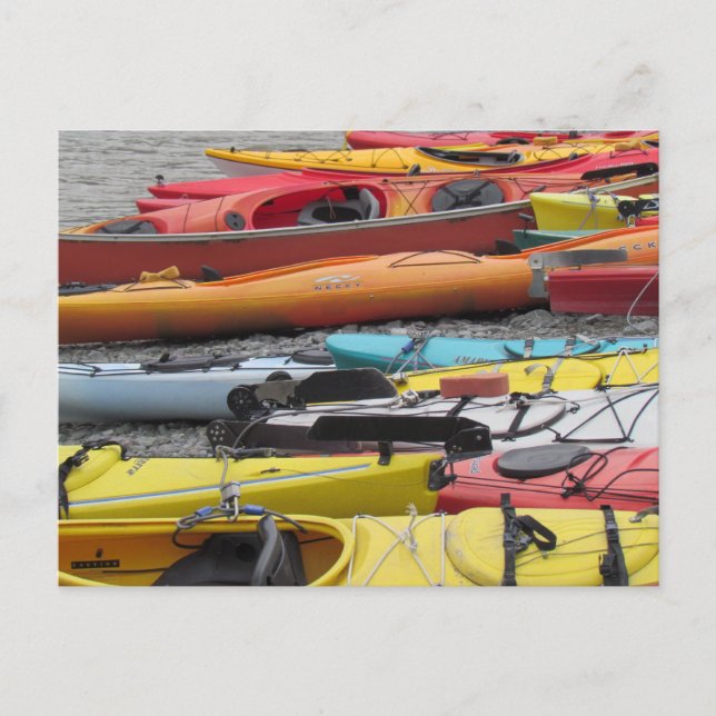 Kayaks in Alaska Postkarte (Vorderseite)