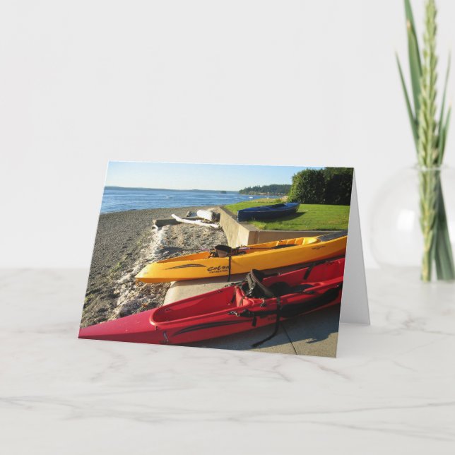 Kayaks Karte (Vorderseite)