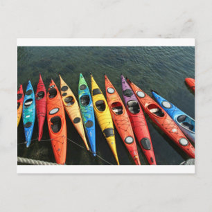 Kayaks! Postkarte