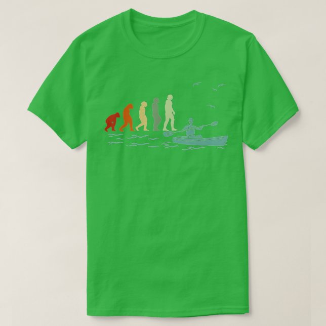 KAYAKS RAFTING Kajak Kanufahrer Paddel c T-Shirt (Design vorne)