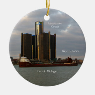 Kaye E. Barker Detroit Keramikornament