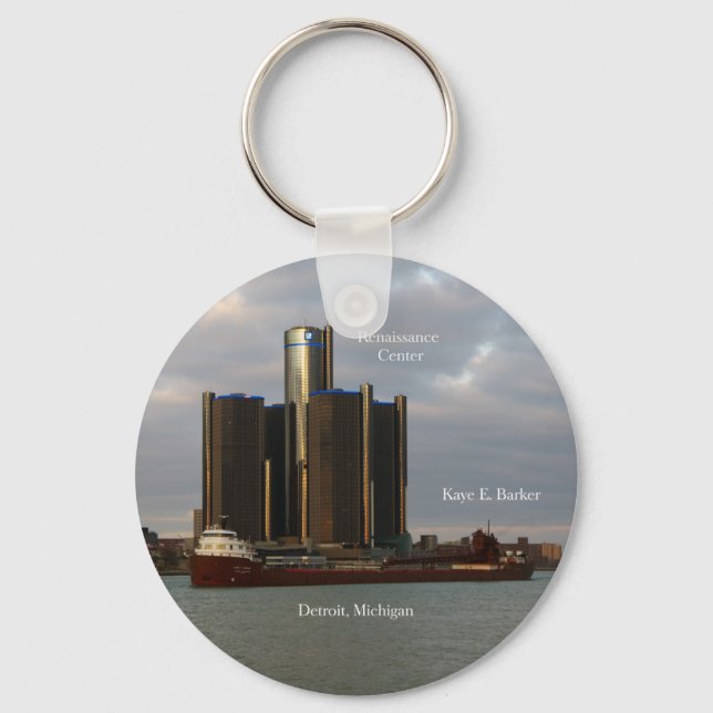 Kaye E. Barker Detroit Schlüsselkette Schlüsselanhänger (Vorderseite)
