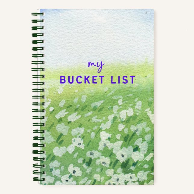 Kaye und Summer My Bucket List Notizbuch (Vorderseite)