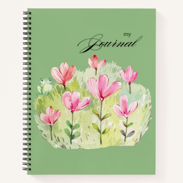 Kaye und Summer Spiral Notebook Journal Notizbuch (Vorderseite)