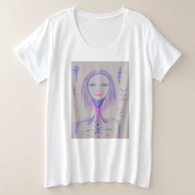 Kayla Große Größe T-Shirt (Design vorne)