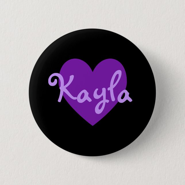 Kayla Lila Button (Vorderseite)